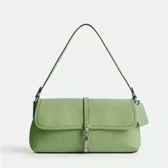 SALE!! Coach CUSTOMIZED Hamptons Bag with Tea Roses & Bonus Bag Charms NWT - Picture 11 of 15